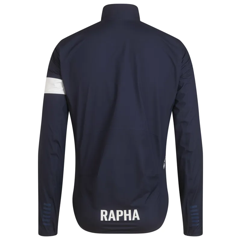 Rapha Men's Pro Team GORE-TEX Rain Jacket in Dark Navy and White-1